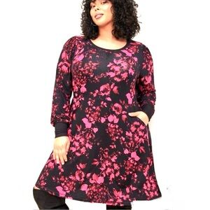 🌟SALE🌟🌼TORRID SUPER SOFT KNIT Floral Dress🌼
